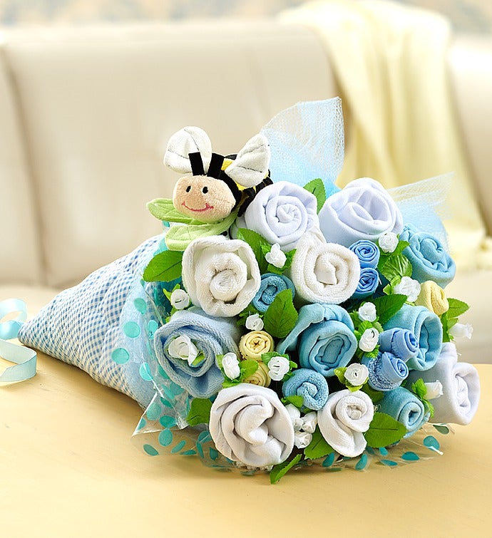 Ba BEE Layette Bouquet – Blue or Pink