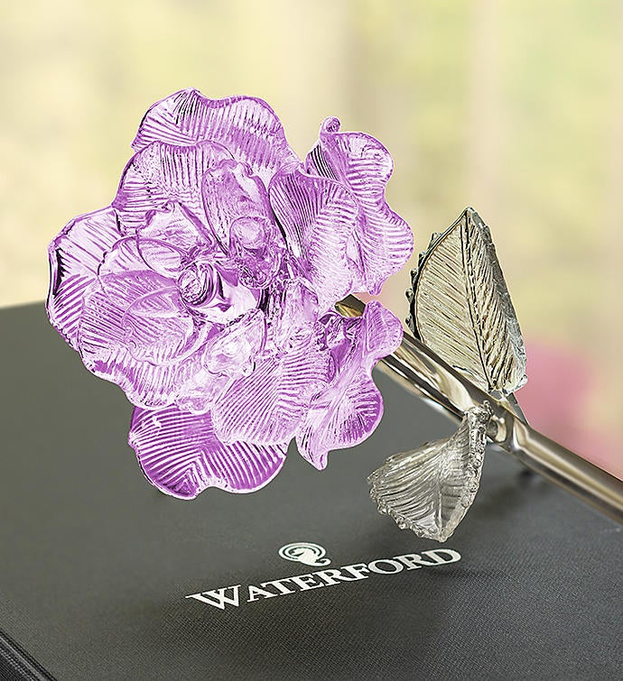 Waterford® Glass Rose