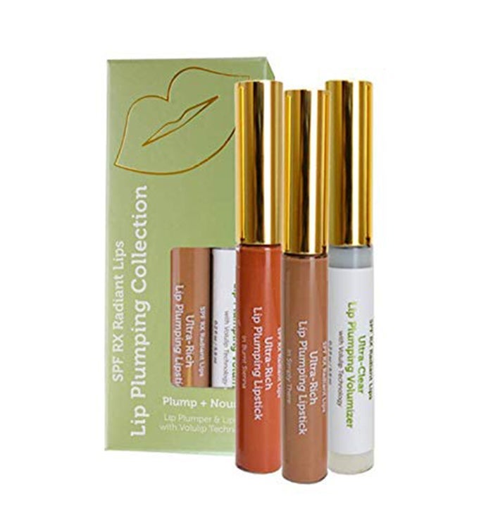 Radiant Lips; Lip Plumping Serum & Matte Lipstick Set