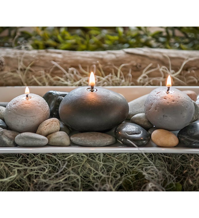 Rock Beeswax Candles
