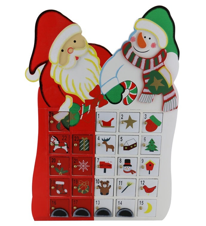 Santa & Snowman Advent Calendar