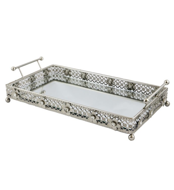 Mirrored Vanity Tray