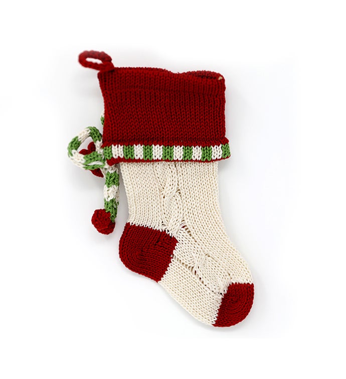Mini Cable Bow Stocking