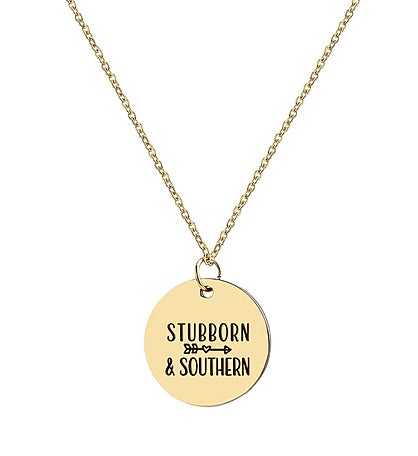 Stubborn And Southern Stainless Steel Necklace