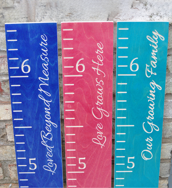"Love Grows Here" Growth Chart