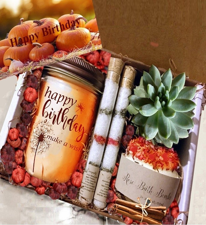 Fall Birthday Spa Gift