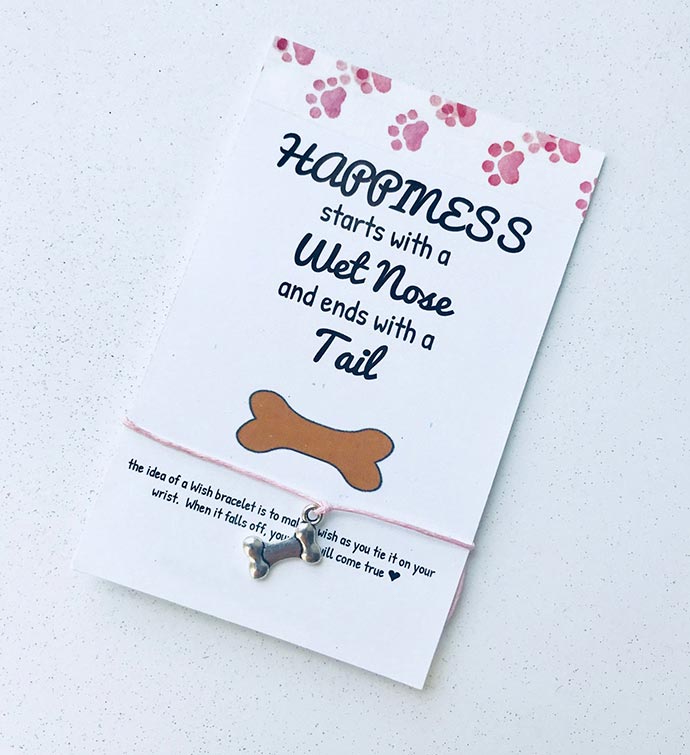 Dog Happiness Wish Bracelet