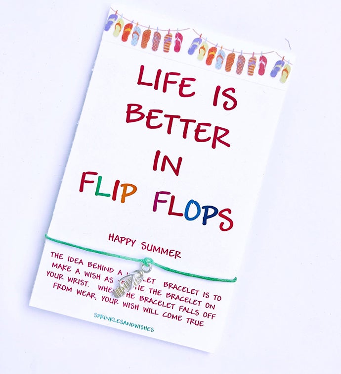 Flip Flop Wish Bracelet