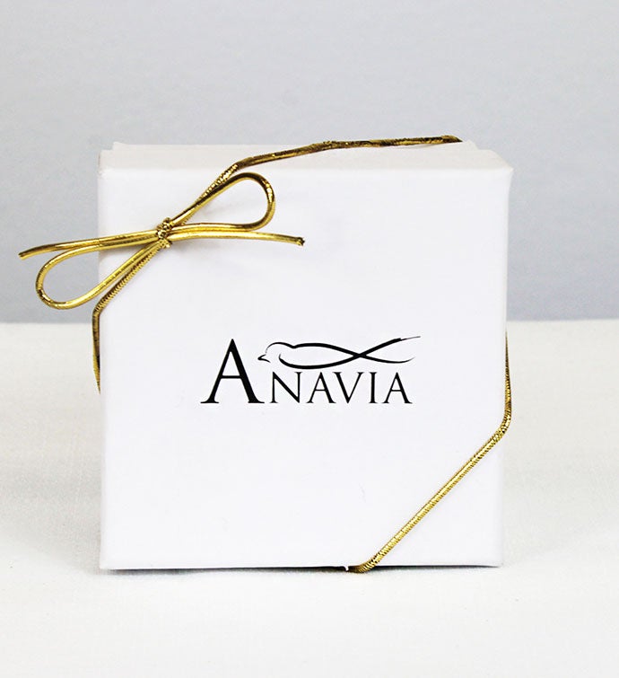 Anavia   "keep Going" 4 sided Bar Stainless Steel Necklace