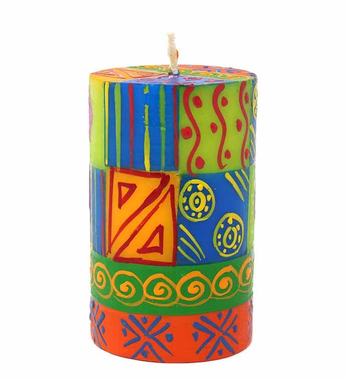 Shahida Design   Handpainted Candle