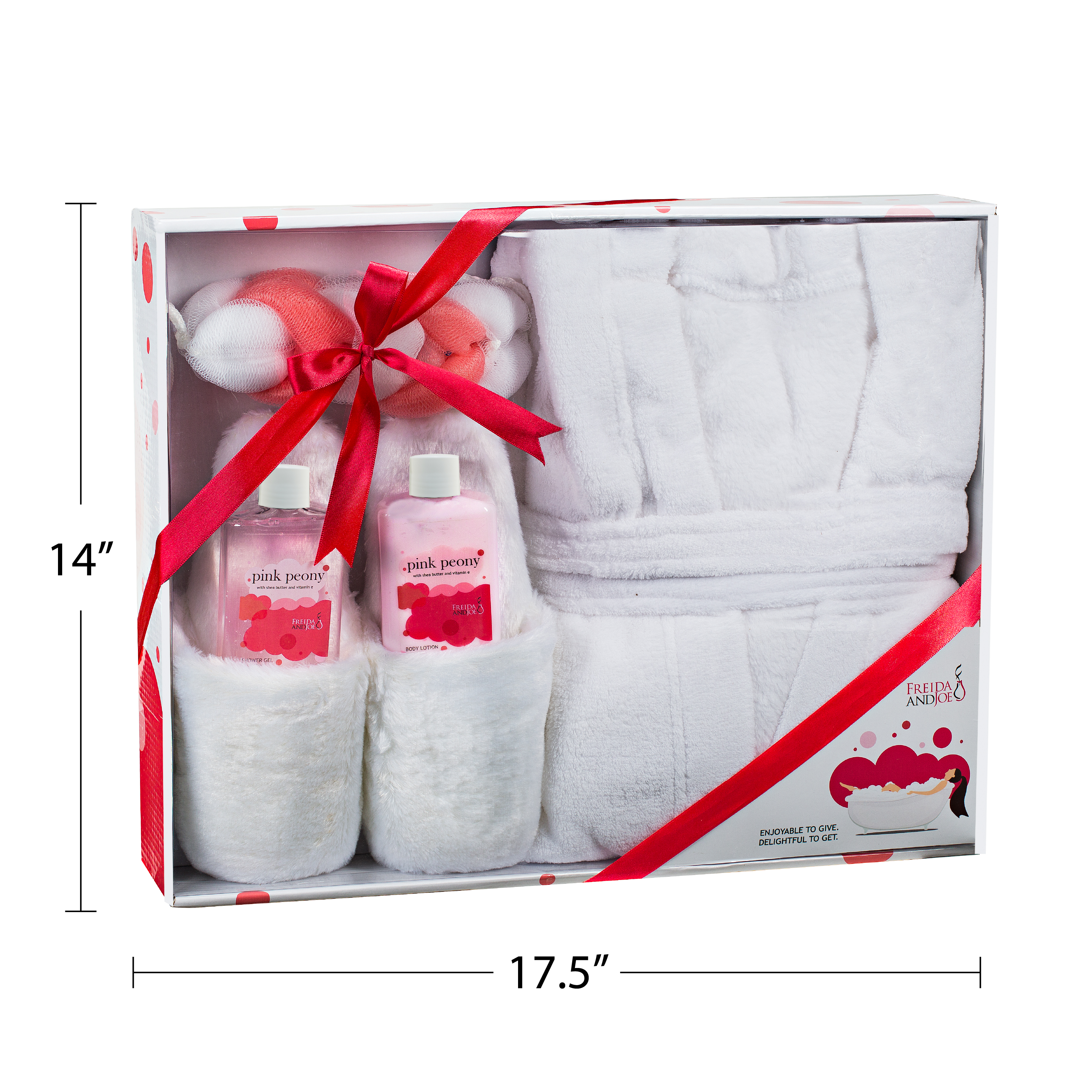 Pink Peony Spa Bath And Body Gift Set