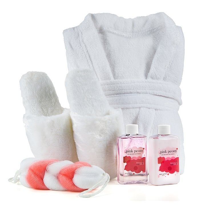 Pink Peony Spa Bath And Body Gift Set
