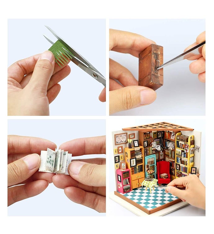 DIY 3D Wooden Dollhouse Puzzle