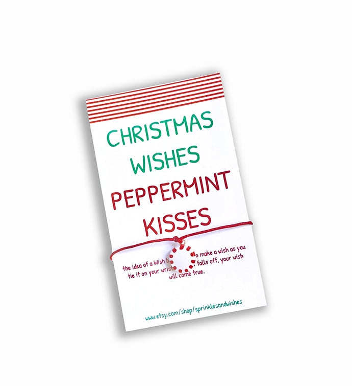 Christmas Peppermint Wish Bracelet