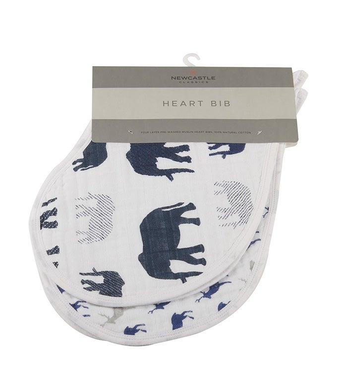 Cotton Heart Bib