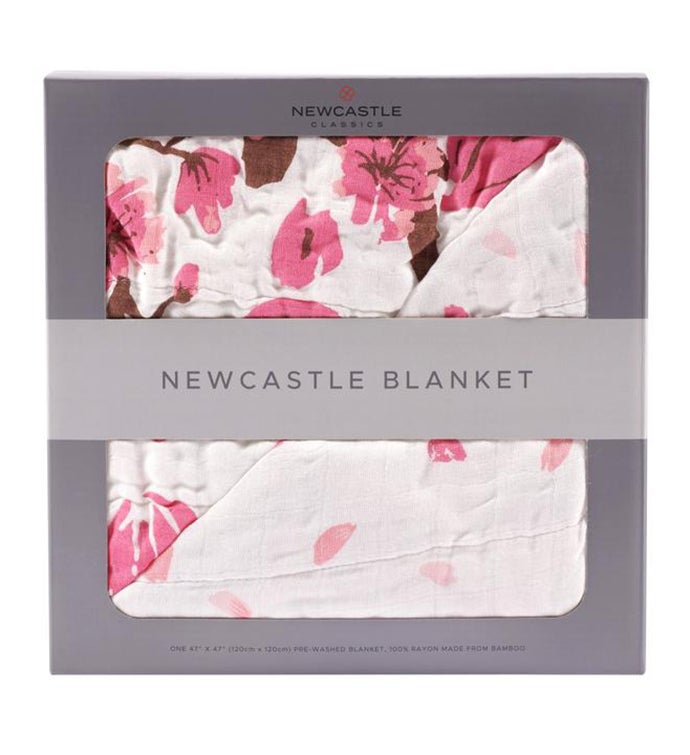 Bamboo Muslin Blanket - Floral