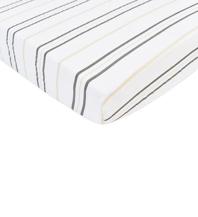 Cotton Muslin Crib Sheet   Patterned
