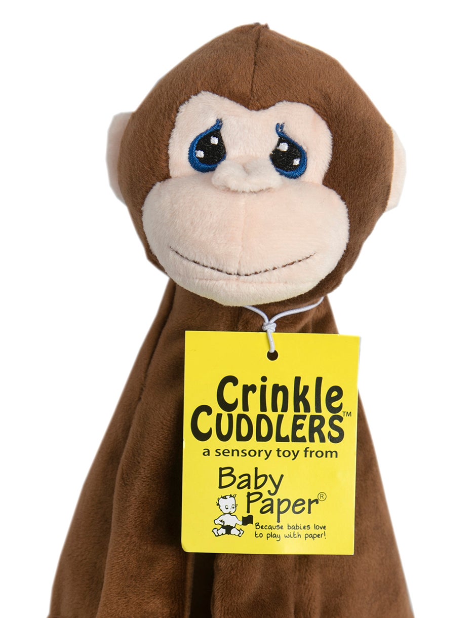 Monkey Crinkle Cuddler