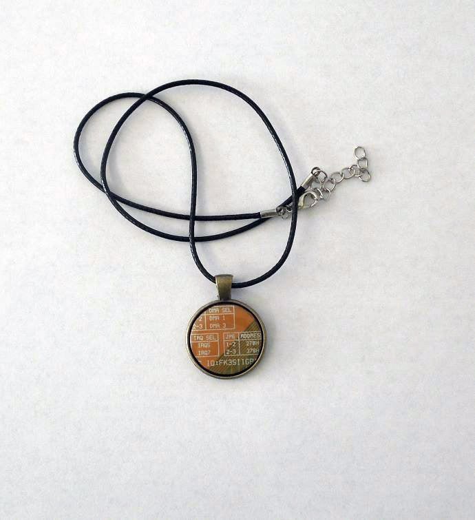 Techie Circuit Board Necklace