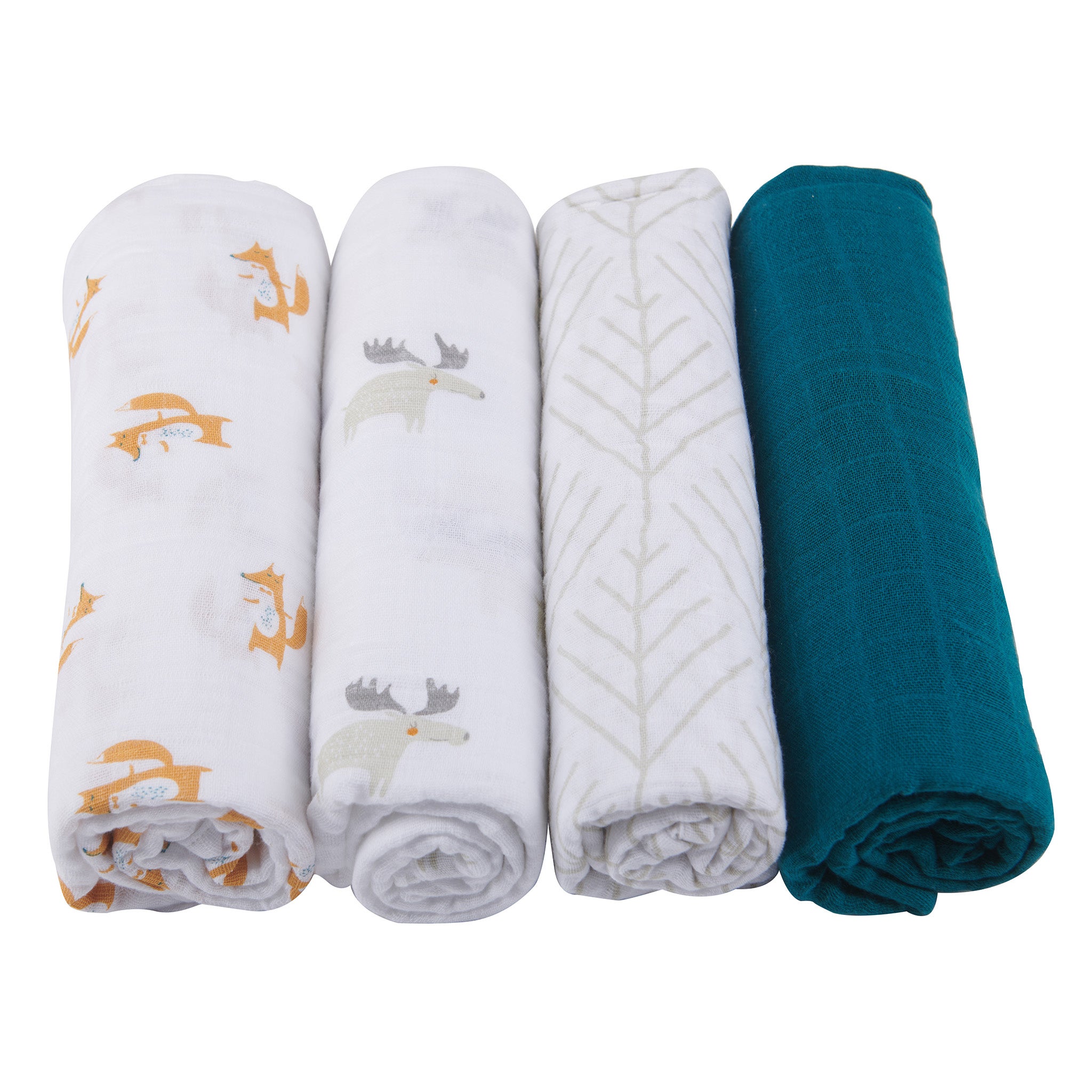 Cotton Swaddle Four Pack