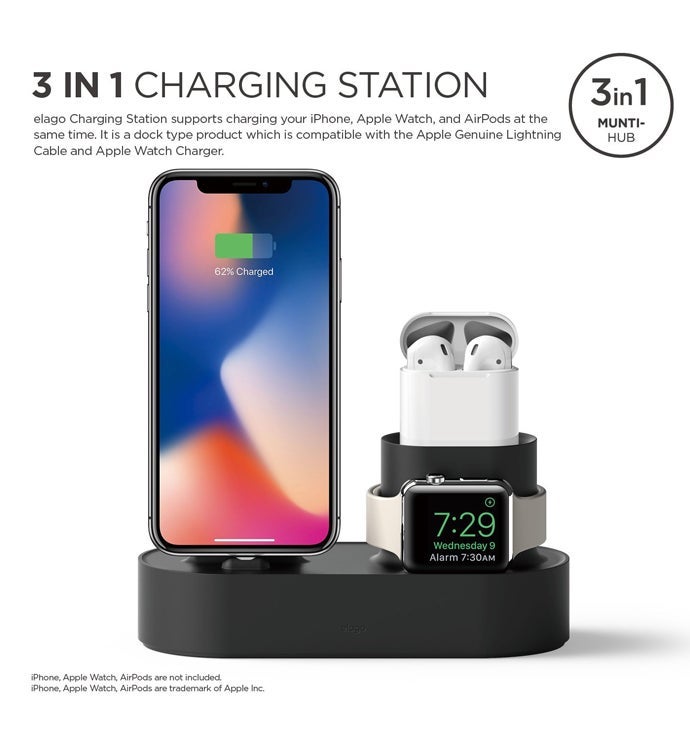 3 In 1 iPhone Charging Organizer Hub 