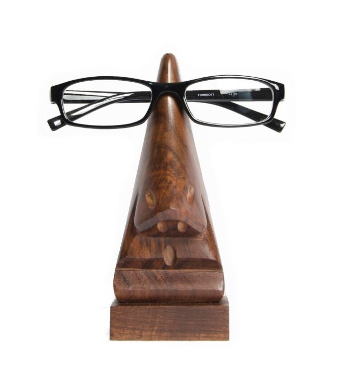 Handmade Rosewood Eyeglass Holder