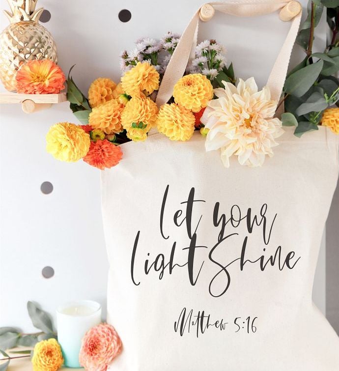 Bible Verse Reusable Shoulder Tote