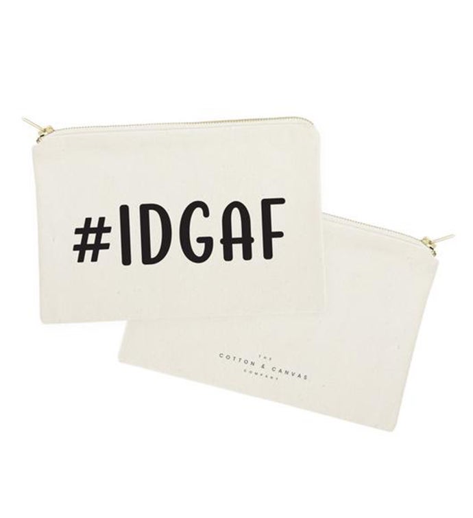 Makeup Pouch & Travel Tote with Fun Phrases