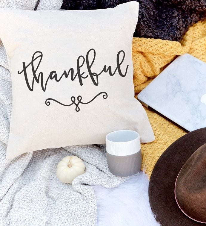 Give Thanks Pillow Cover