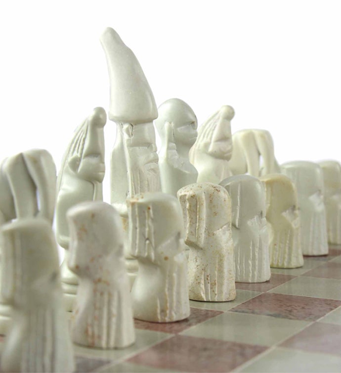 Hand-carved Soapstone Chess Set | Goodsey.com- MK007373