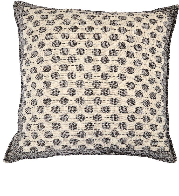 Artisan Hand Loomed Cotton Square Pillow  