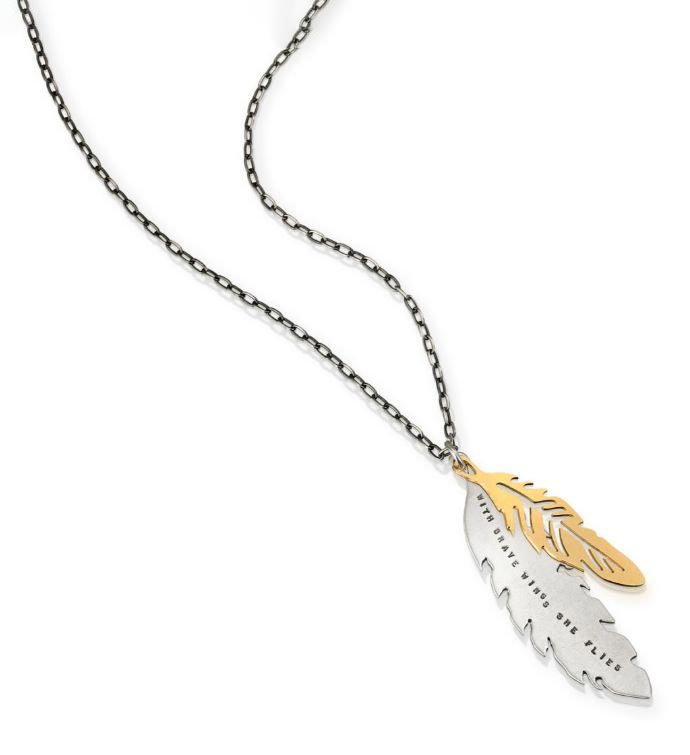 Brave Wings Fly Necklace