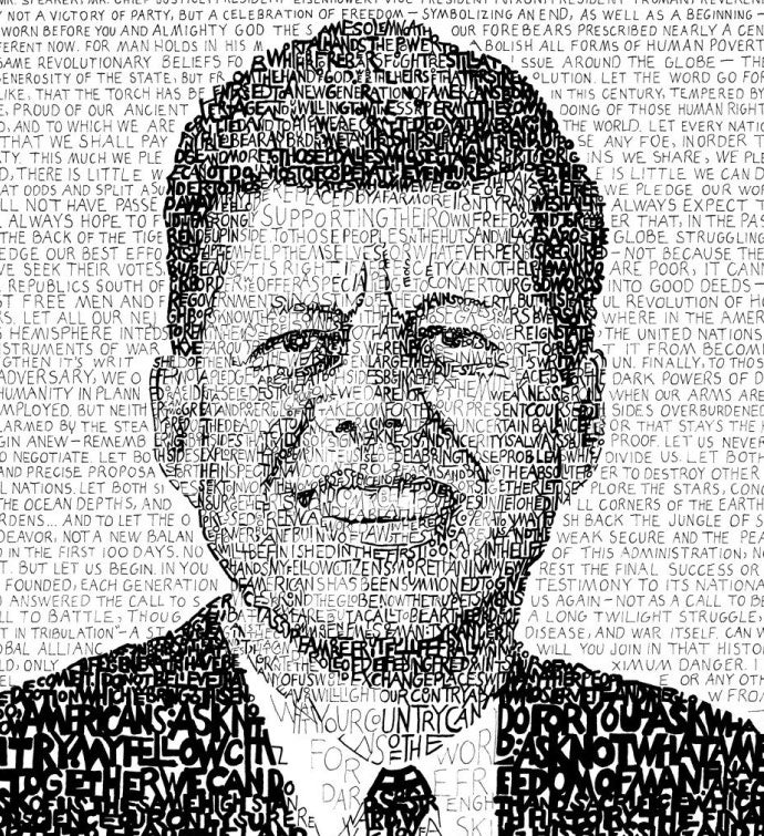 U.S. President Word Art