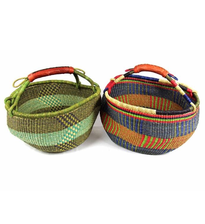 Handmade Bolga Market Basket