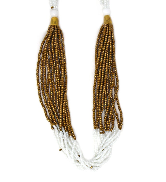 Handmade Multistrand Maasai Bead Necklace  