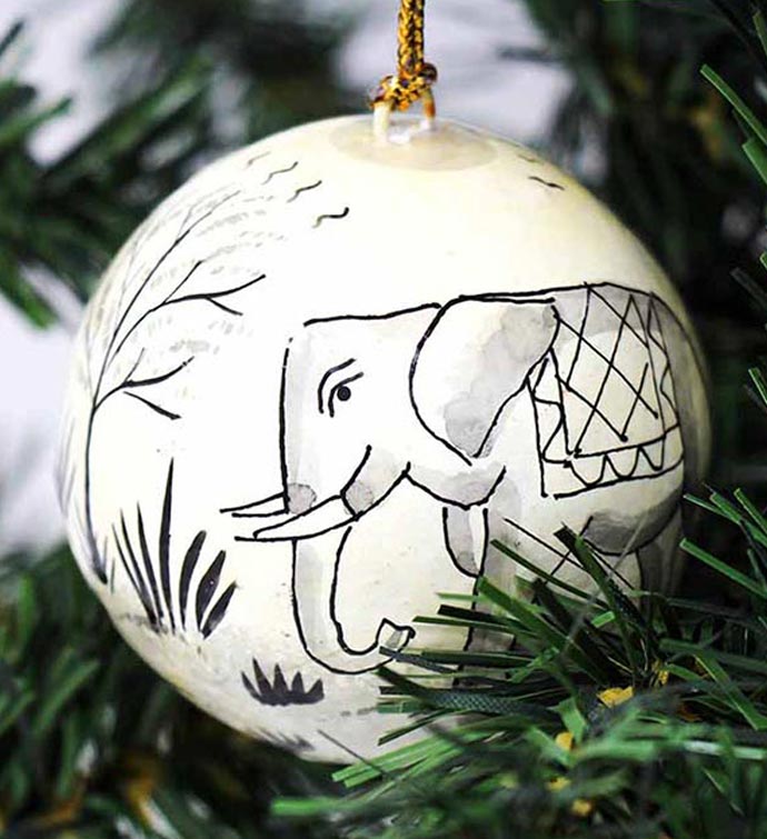 Handpainted Ornament Elephant