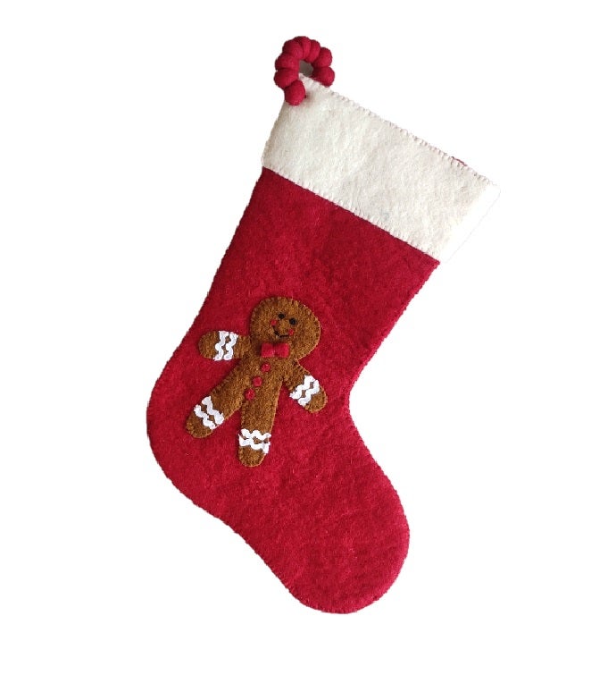 Gingerbread Person Stocking