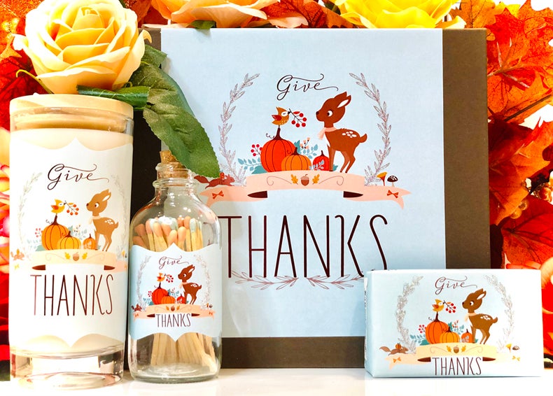 Gift Box Give Thanks