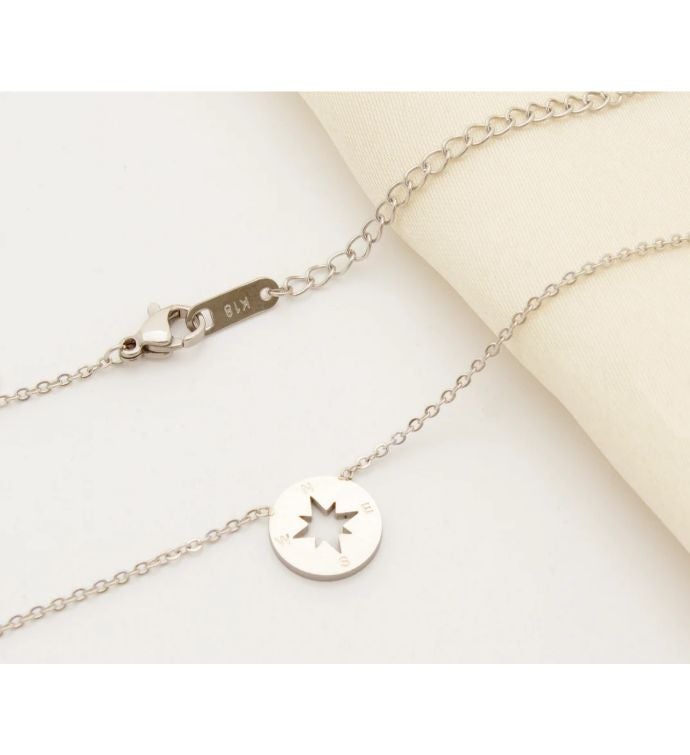 New Beginnings Compass Card Necklace and Jewelry Gift Set