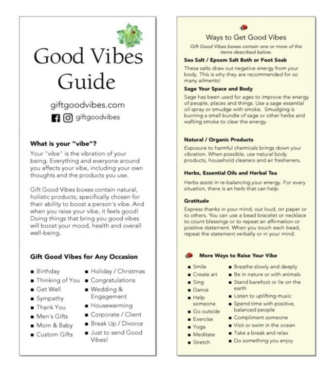  "Merry Christmas" Good Vibes Gift Box