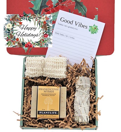 "Happy Holidays" Good Vibes Men's Gift Box