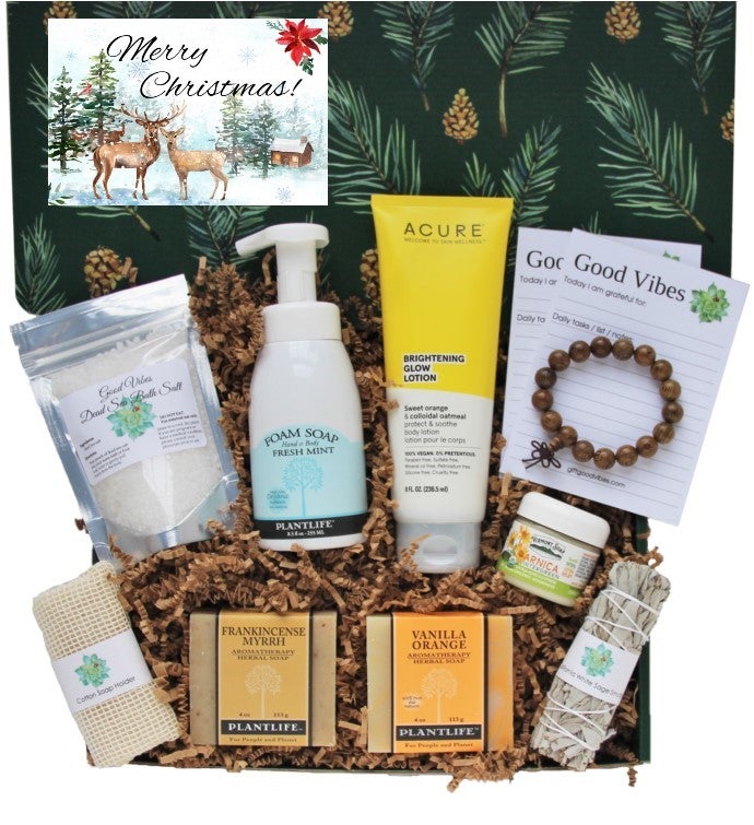 Good Vibes Women's Gift Box "merry Christmas" Card