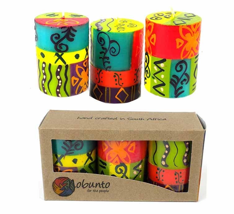 Hand painted Votive Unscented Candles