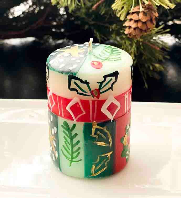 Christmas Votive Unscented Candle Set