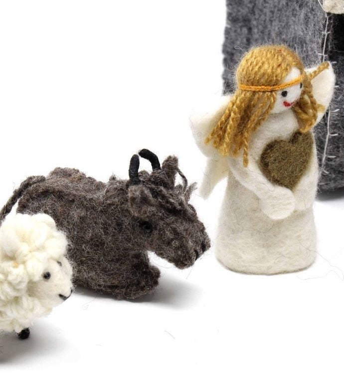 Handmade Felt Nativity Set