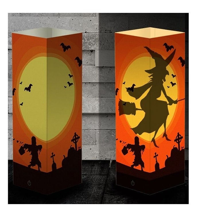 Halloween 3d Illusion Paper Decorative Lights