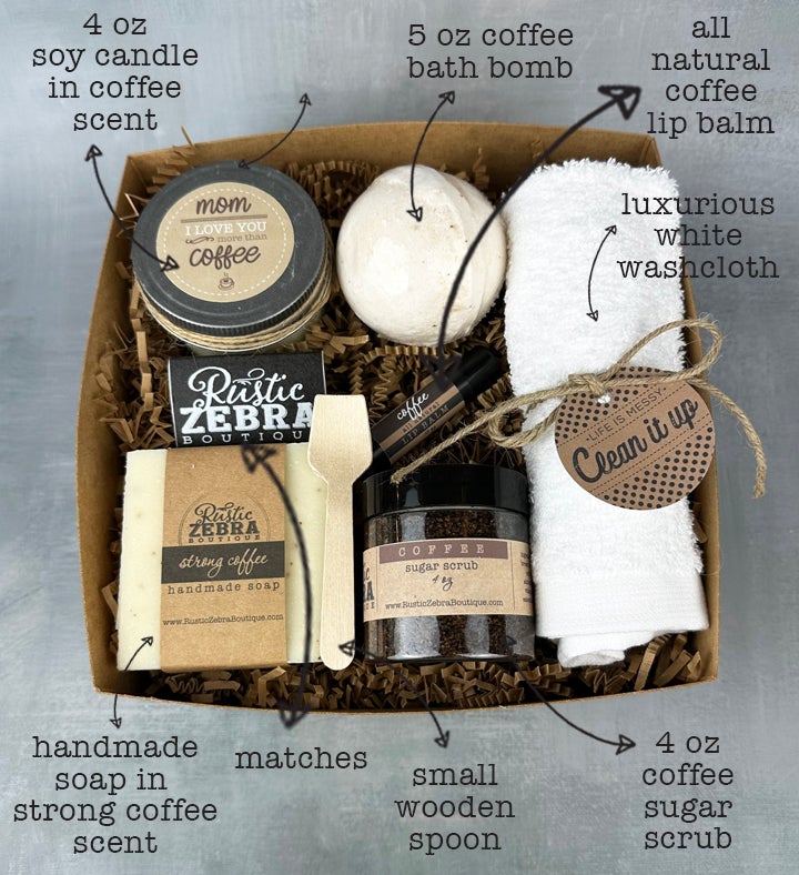 Coffee & Calm Spa Gift Box for Mom