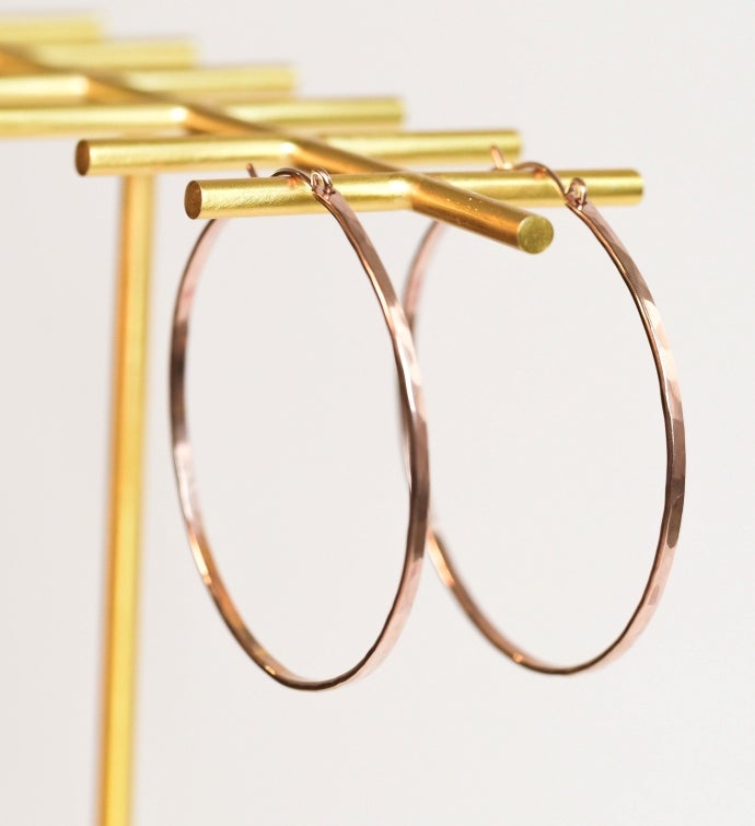 Hammered Hoops