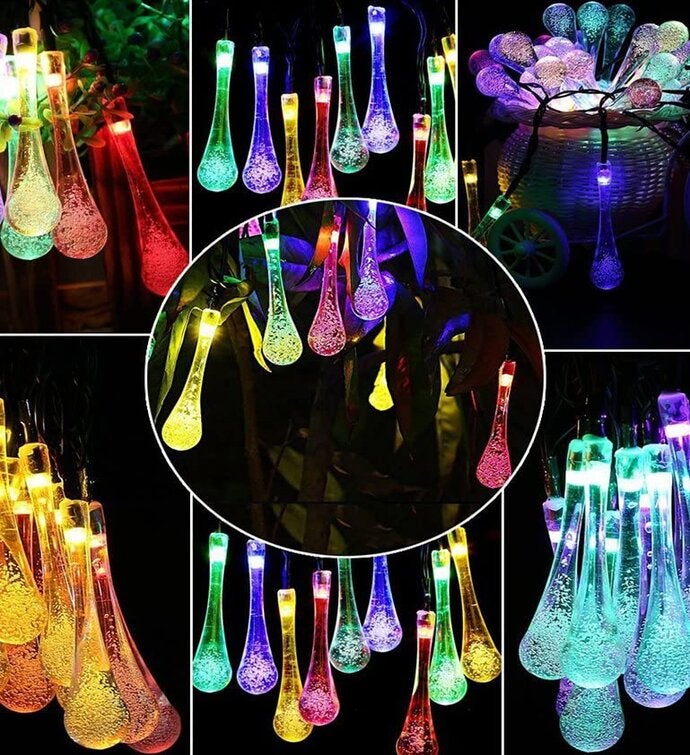 Multi Color Solar String Lights