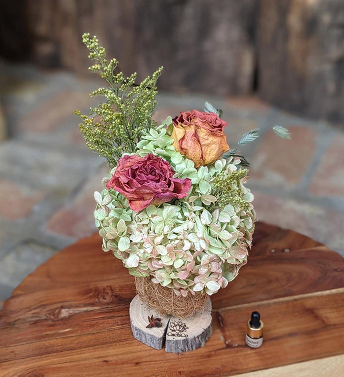 Real Dried Flowers, Natural Dried Flowers Mixed, Hydrangeas